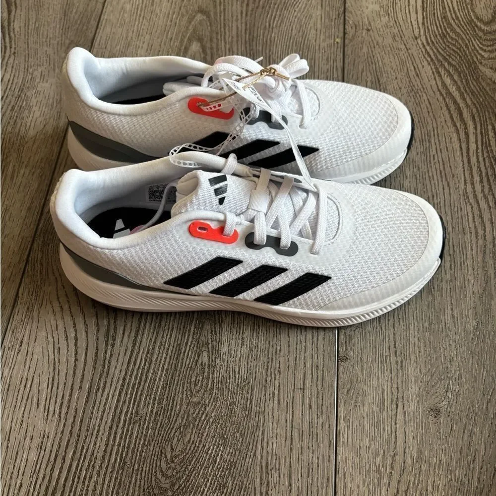 Adidas White and Black Running Shoes - Picture 5 of 7